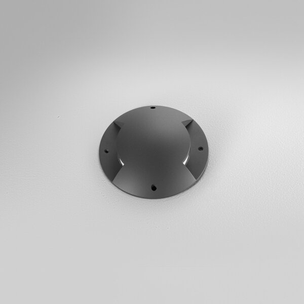 FAN LED-GROUND-R2 Venkovní svítidlo LED GROUND antracit, hliník, 12 W, 1460 lm, CCT, IP65, 21 x 5,4 cm - FANEUROPE