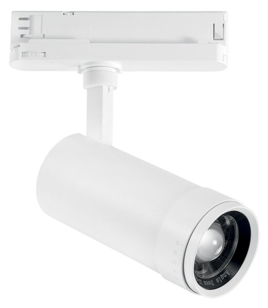 FAN LED-EXPLORER-BCO Třífázový lištový LED reflektor ExPLORER bílý, 30 W, 3000-4000 K, 71 x 160 mm - FANEUROPE