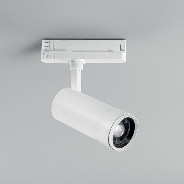 FAN LED-EXPLORER-BCO Třífázový lištový LED reflektor ExPLORER bílý, 30 W, 3000-4000 K, 71 x 160 mm - FANEUROPE