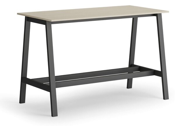 Vysoký barový stůl, 1600 x 800 mm, bříza
