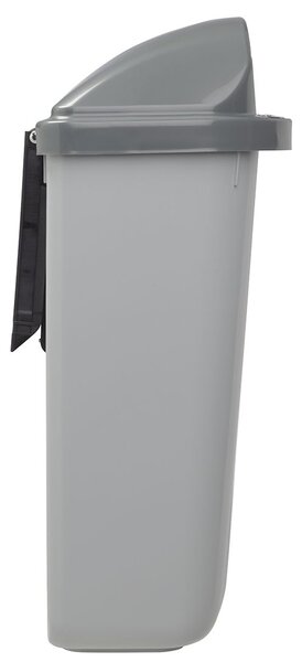Rossignol SAS Rossignol venkovní odpadkový koš XERIOS, na sloupek/zeď, šedý, plast, 50 L