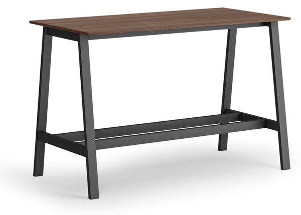 Vysoký barový stůl, 1600 x 800 mm, ořech