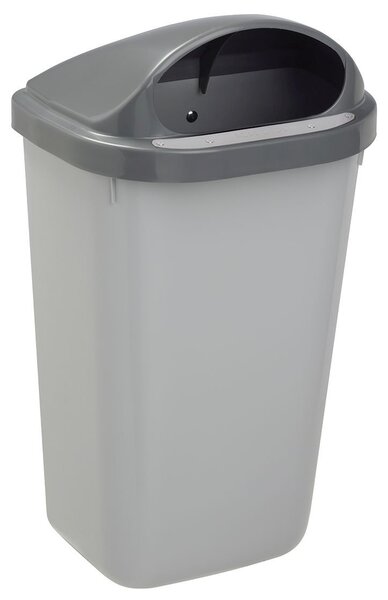 Rossignol SAS Rossignol venkovní odpadkový koš XERIOS, na sloupek/zeď, šedý, plast, 50 L