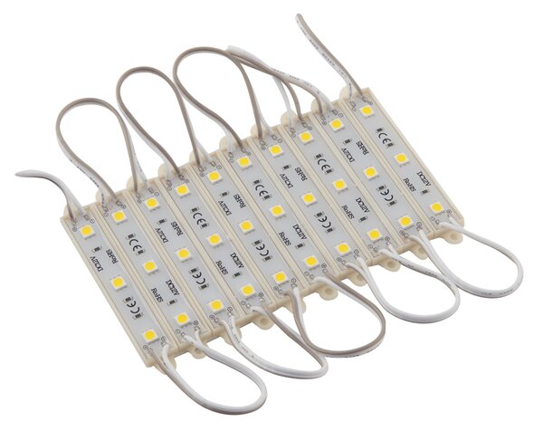 FAN LED-INSIGN-F Sada 20 LED modulů INSIGN DC12V, polykarbonát, LED SMD 5050, 0,72 W, 72 lm, 6000 K, IP66 - FANEUROPE