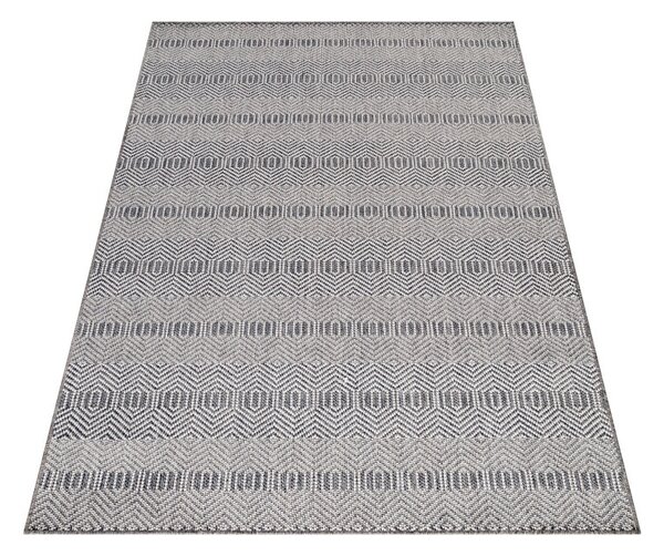 Ayyildiz, Kusový koberec Aruba 4903 grey – na ven i na doma, 60x100, šedá, chodba / předsíň