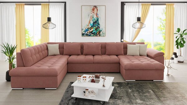 Rohová sedací souprava Tony, Potah: Uttario Velvet 2955 + Uttario Velvet 2955 + Uttario Velvet 2979, Strana: Pravá - U 5903211139819