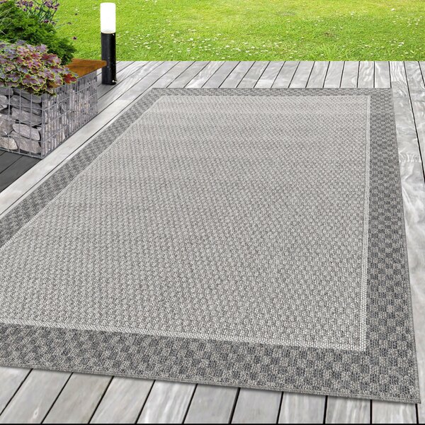Ayyildiz, Kusový koberec Aruba 4905 cream – na ven i na doma, 80x150, šedá, chodba / předsíň