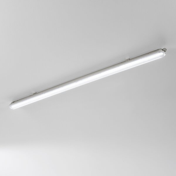 FAN LED-NAUTILUS-150 Prachotěsné stropní svítidlo LED NAUTILUS stříbrná polykarbonát 55 W 7500 lm 4000 K IP65 7,2 x 148 x 6,1 cm - FANEUROPE