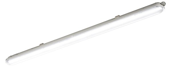 FAN LED-NAUTILUS-120 Prachotěsné stropní svítidlo LED NAUTILUS stříbrná polykarbonát 40 W 5400 lm 4000 K IP65 7,2 x 118 x 6,1 cm - FANEUROPE