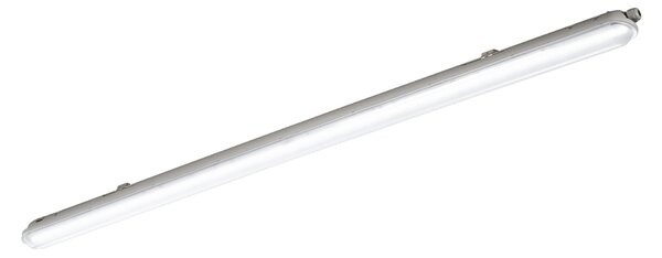 FAN LED-NAUTILUS-150 Prachotěsné stropní svítidlo LED NAUTILUS stříbrná polykarbonát 55 W 7500 lm 4000 K IP65 7,2 x 148 x 6,1 cm - FANEUROPE
