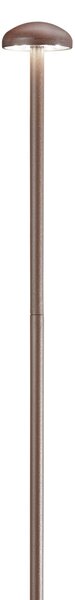 FAN LED-PUCK-P120-BRO Zápichové svítidlo zahradní sloupek PUCK LED 24 V DC IP65 corten 42 x 600 mm vč. kabelu 3 m - FANEUROPE