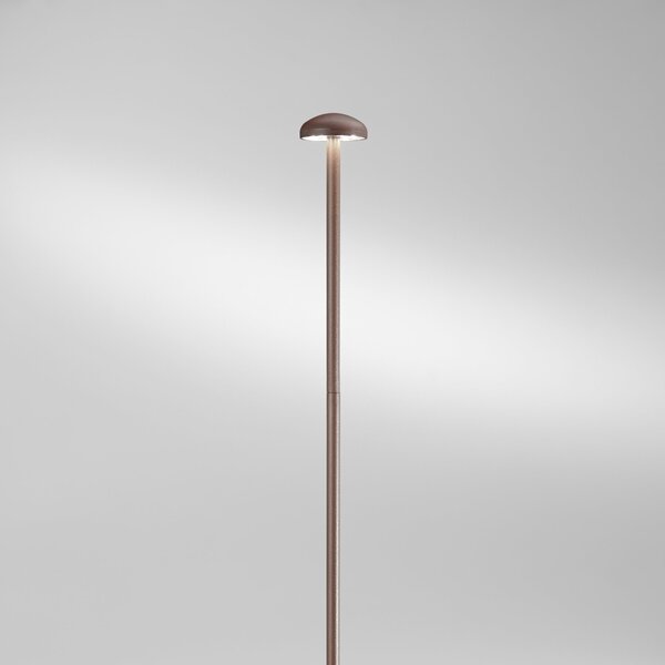 FAN LED-PUCK-P120-BRO Zápichové svítidlo zahradní sloupek PUCK LED 24 V DC IP65 corten 42 x 600 mm vč. kabelu 3 m - FANEUROPE