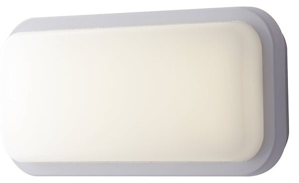FAN LED-SHELLY-Q-L BCO Venkovní stropní svítidlo LED SHELLY bílá polykarbonát 20 W 2500 lm 3000/4000 K IP65 29,6x14,6x7,6 cm - FANEUROPE
