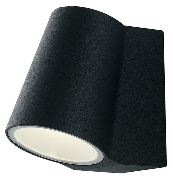 FAN LED-SINTESI-AP NERO Venkovní nástěnné svítidlo LED SINTESI černá hliník 6 W 400 lm 4000 K IP44 13x7,6x12 cm - FANEUROPE