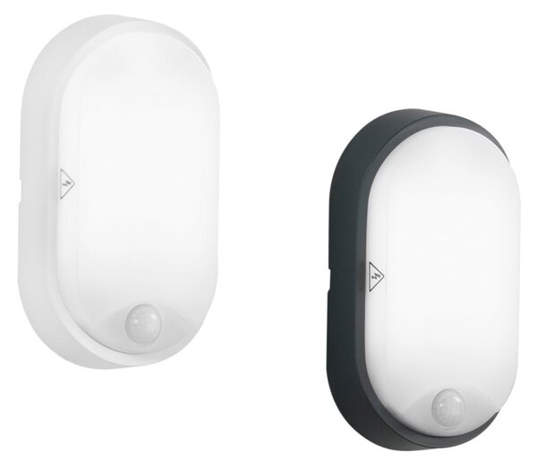 FAN LED-SENSITIVE-BCO Venkovní svítidlo LED SENSITIVE bílá polykarbonát/PP 14 W 1600 lm 4000 K IP54 se senzorem 21,2x11,9x6,05 cm - FANEUROPE