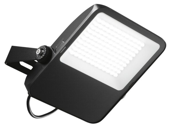 FAN LED-TAURUS-100F Venkovní reflektor LED TAURUS černá hliník 100 W 13000 lm 6500 K IP65 31,5x27,2x6 cm - FANEUROPE