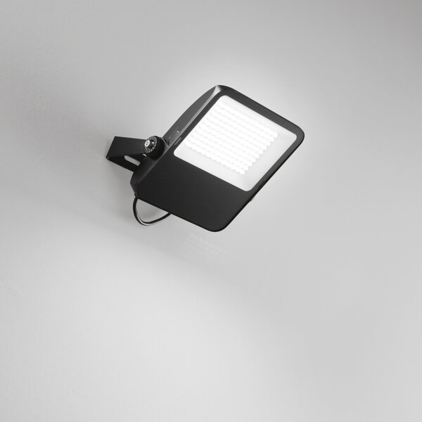 FAN LED-TAURUS-100F Venkovní reflektor LED TAURUS černá hliník 100 W 13000 lm 6500 K IP65 31,5x27,2x6 cm - FANEUROPE