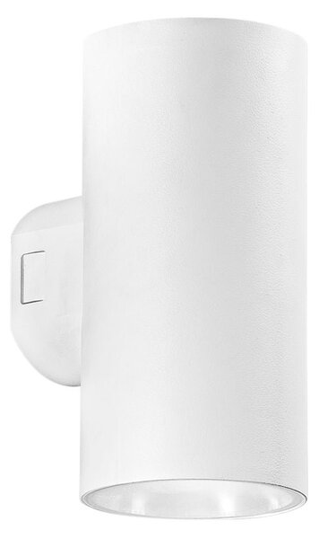 FAN LED-W-POLO-R2-BCO Venkovní nástěnné svítidlo LED POLO polykarbonát bílá 2x8W 1960lm CCT IP65 16,2x7,8x9,9 cm - FANEUROPE