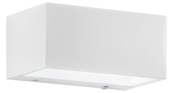 FAN LED-W-TWIN-S BCO Venkovní nástěnné svítidlo LED TWIN bílá hliník 12W 1500lm CCT IP54 6,5x14x8,9 cm - FANEUROPE