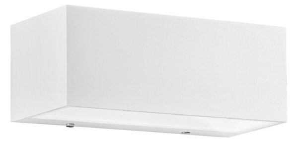 FAN LED-W-TWIN-M BCO Venkovní nástěnné svítidlo LED TWIN bílá hliník 18W 2150lm CCT IP54 8,5x22x10,3 cm - FANEUROPE