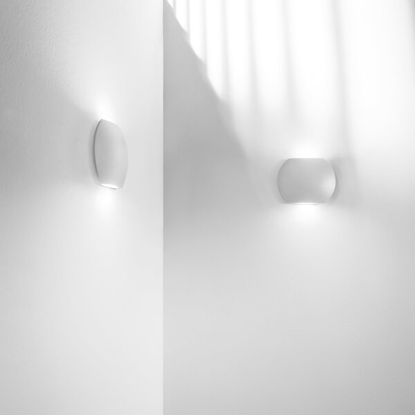 FAN LED-W-MIURA/6W Venkovní nástěnné svítidlo LED ULTRASOTTILE MIURA bílá hliník 2x3W 520lm CCT IP54 12,8x16x3,5 cm - FANEUROPE
