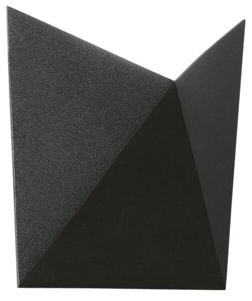 FAN LED-W-STEALTH NER Venkovní nástěnné svítidlo LED STEALTH černá hliník 7W 580lm CCT IP54 17x17x7,5 cm - FANEUROPE
