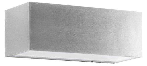 FAN LED-W-TWIN-XL NIK Venkovní nástěnné svítidlo LED TWIN nikl hliník 35W 4440lm 4000K IP54 10,8x30x12 cm - FANEUROPE