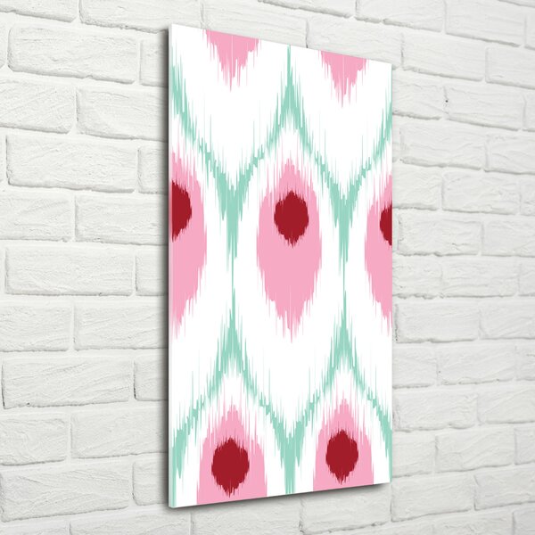 Vertikální Foto obraz sklo tvrzené Paví vzor osv-94714331