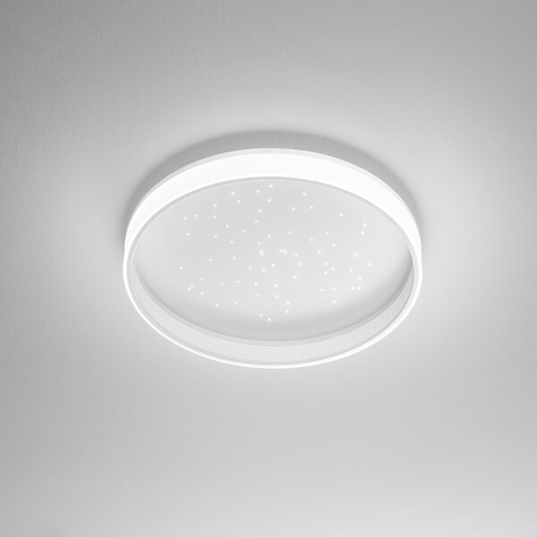 FAN LED-WISH-R40 Stropní svítidlo LED WISH bílá 50W 5500lm CCT+DIMM dálk. ovladač 40x9 cm - FANEUROPE