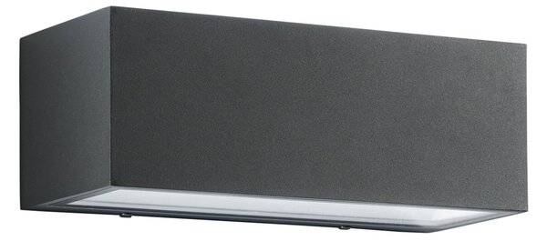 FAN LED-W-TWIN-XL ANT Venkovní nástěnné svítidlo LED TWIN antracit hliník 35W 4440lm 4000K IP54 10,8x30x12 cm - FANEUROPE