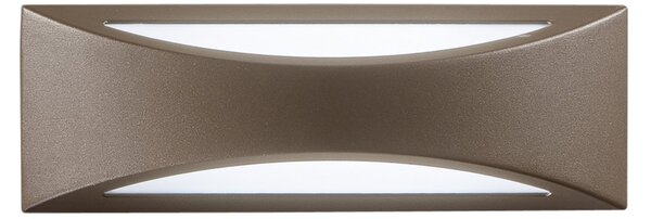 FAN LED-W-WEISS-BRO Venkovní nástěnné svítidlo LED WEISS hliník bronz 16W 1800lm CCT IP65 35x12x11,3 cm - FANEUROPE