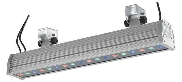 FAN LED-WALLWASHER-18 Venkovní reflektor LED WALLWASHER hliník 18x2 W RGB stmívatelné IP65 8,55x56,5x15,4 cm - FANEUROPE