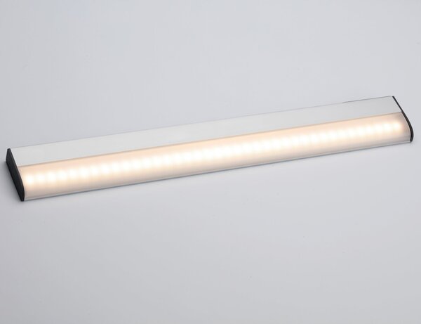 FAN LEDBAT-ZAK-IR35 Nabíjecí podlinkové LED svítidlo ZAK DC12V, stříbrná hliník/polykarbonát, LED 1,7 W, 100 lm, 3000 K, stmívatelné, se senzorem IR - FANEUROPE