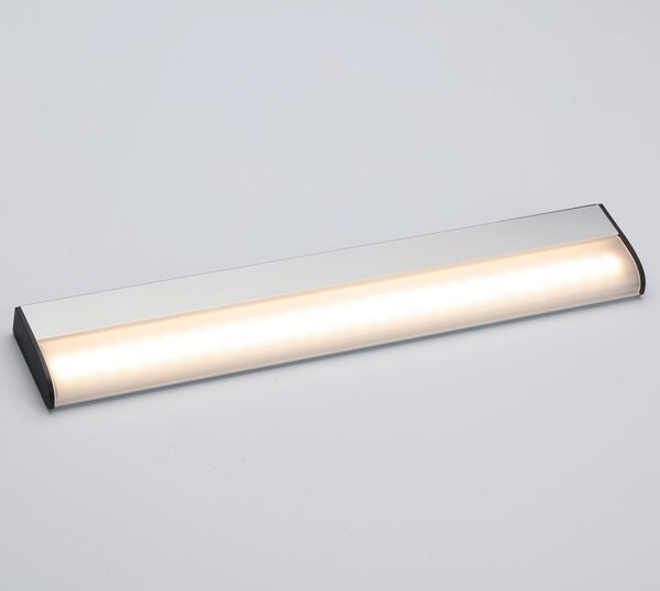 FAN LEDBAT-ZAK-IR26 Nabíjecí podlinkové LED svítidlo ZAK DC12V, stříbrná hliník/polykarbonát, LED 1,2 W, 100 lm, 3000 K, stmívatelné, se senzorem IR - FANEUROPE