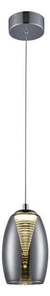 Brilliant G60770/93 Závěsné svítidlo METROPOLIS LED 26W kouřové sklo
