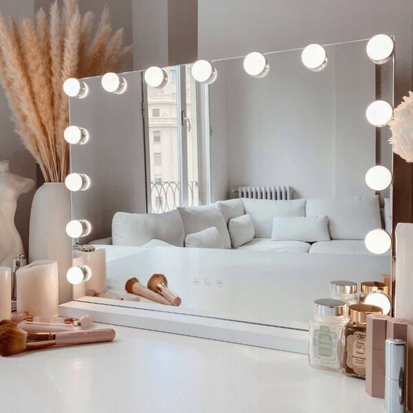 EKSPAND LED kosmetické zrcadlo Hollywood 80×60 cm