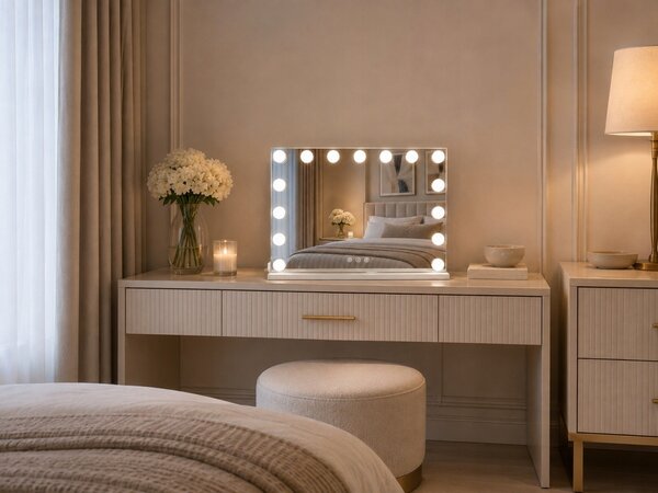 EKSPAND LED kosmetické zrcadlo Hollywood 80×60 cm