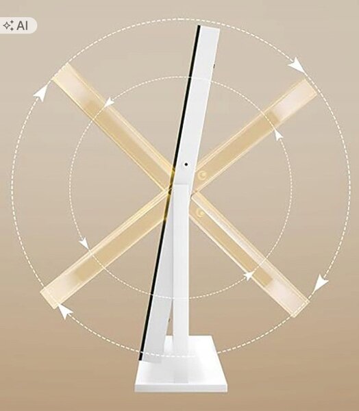 LED zrcadlo 58 × 46 cm