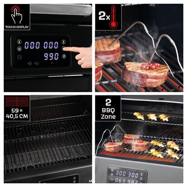 E-grill Elektrický gril, černý LANDMANN 01192