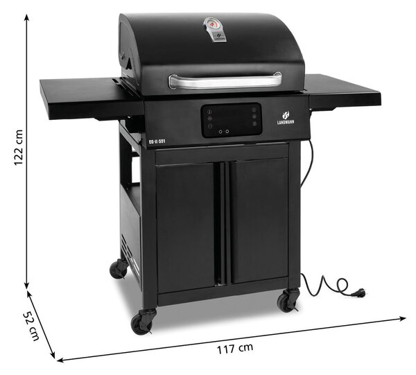 E-grill Elektrický gril, černý LANDMANN 01192