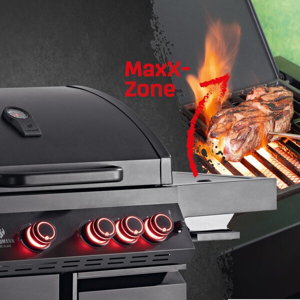 Cool Black maxX PTS 4.1 Plynový gril LANDMANN 15486