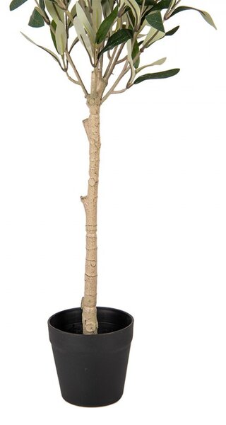 Dekorace umělý stromek olivovník s olivami Olea Tree - 15*15*70 cm - Clayre & Eef