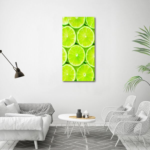 Vertikální Moderní obraz canvas na rámu Limetka ocv-96318225