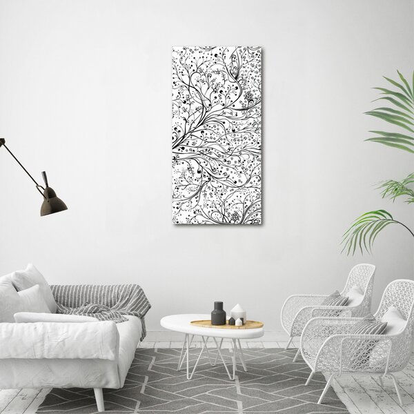 Vertikální Moderní obraz canvas na rámu Větve ocv-96641652