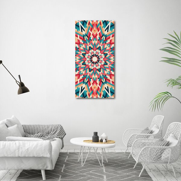 Vertikální Foto obraz sklo tvrzené Kaleidoskop osv-96923575
