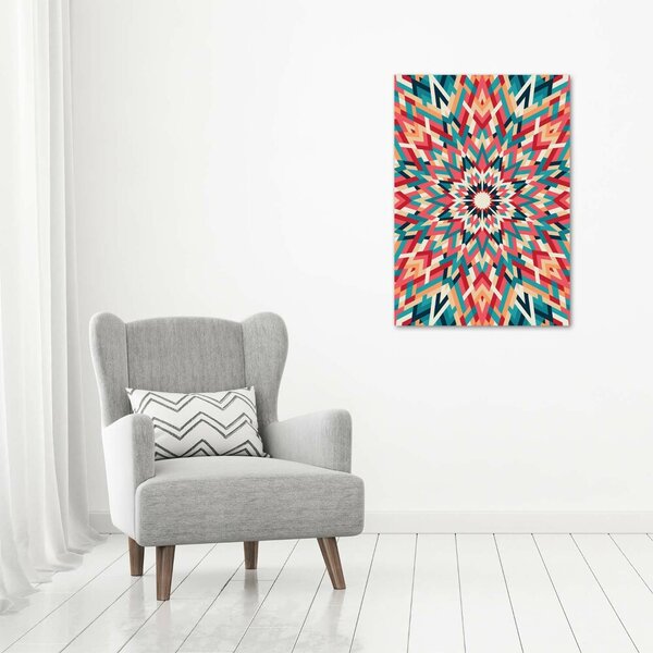 Vertikální Foto obraz sklo tvrzené Kaleidoskop osv-96923575