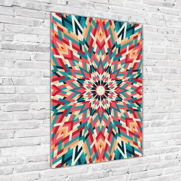 Vertikální Foto obraz sklo tvrzené Kaleidoskop osv-96923575