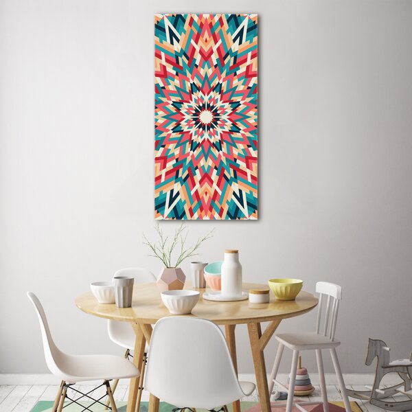 Vertikální Foto obraz sklo tvrzené Kaleidoskop osv-96923575