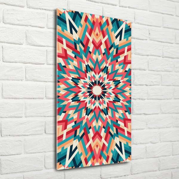 Vertikální Foto obraz sklo tvrzené Kaleidoskop osv-96923575