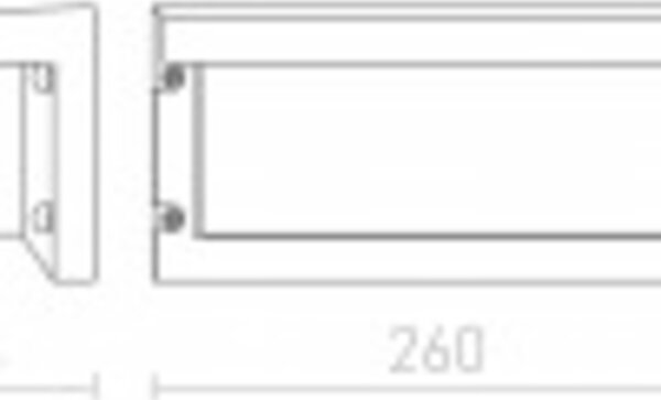 RED - DESIGN RENDL RENDL HIDE RC nástěnná antracitová 230V E27 18W IP54 R12561
